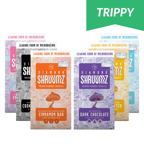 Diamond Shruumz - Mushroom Microdose Chocolate Bars
